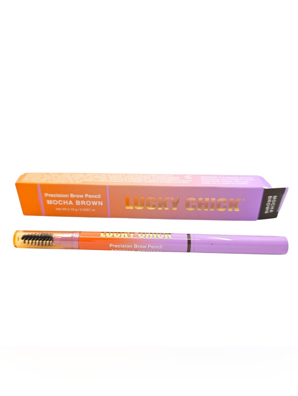 Lucky Chick Precision Brow Pencil Mocha Brown NIB Vegan